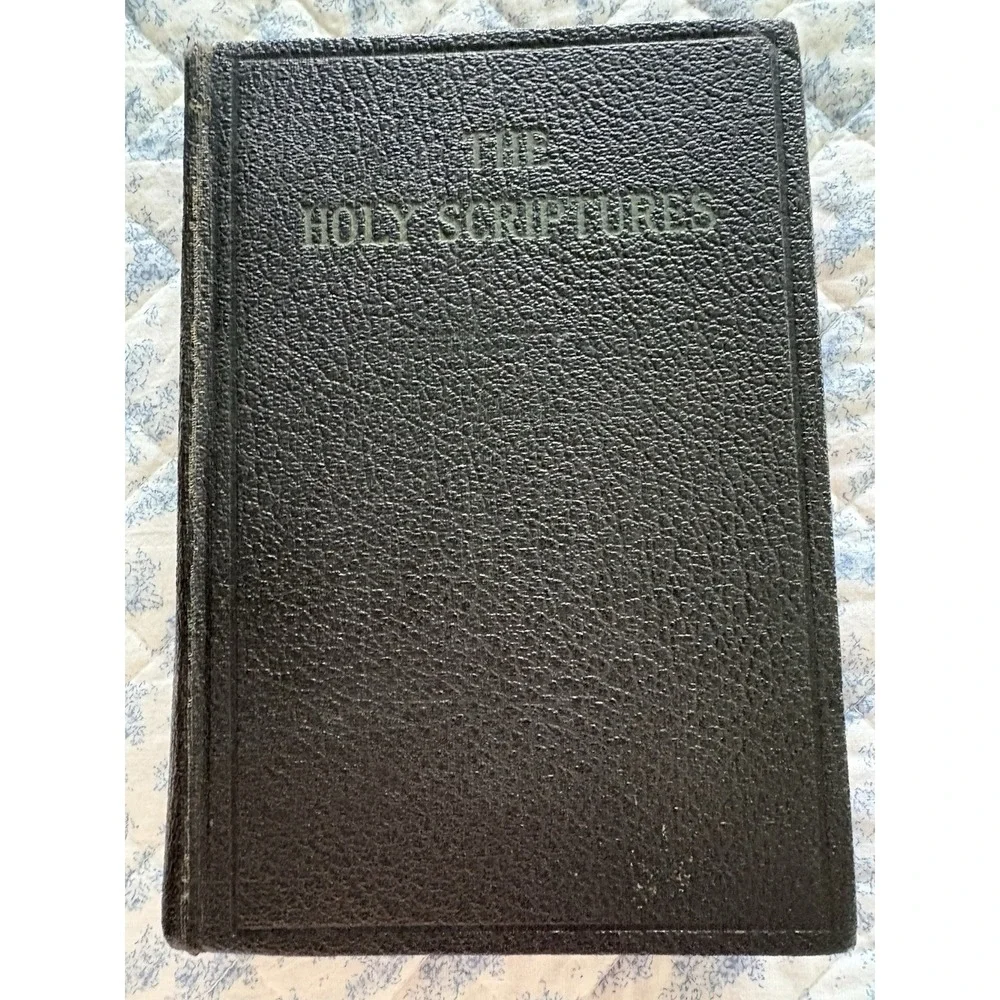 Rare THE HOLY SCRIPTURES Masoretic Text 1941 Jewish Publication Society VINTAGE